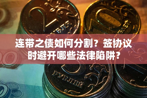 济南连带之债如何分割？签协议时避开哪些法律陷阱？