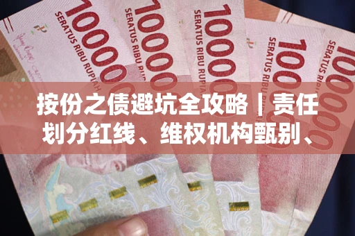 济南按份之债避坑全攻略｜责任划分红线、维权机构甄别、纠纷处理全流程拆解