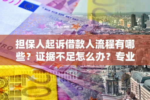 济南担保人起诉借款人流程有哪些？证据不足怎么办？专业律师解答