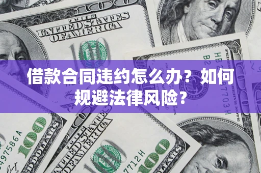 济南借款合同违约怎么办？如何规避法律风险？