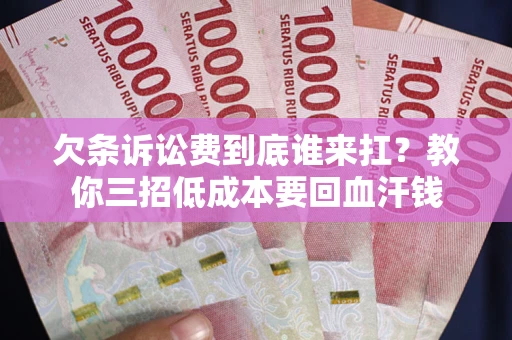 济南欠条诉讼费到底谁来扛？教你三招低成本要回血汗钱